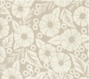 Field of Flowers Flower Paper Flax Yardage