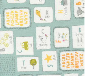 Shine Flashcards Novelty Cloud Yardage