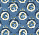 Grand Haven Sweet Florals Nautical Blue Yardage