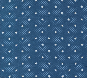 Grand Haven Star Check Blenders Nautical Blue Yardage