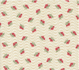 Grand Haven Floral Moire Blenders Cream Yardage