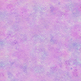 Oriental Gardens Waves Lavender Yardage