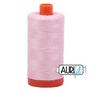 Aurifil Cotton Makó 50 wt Pale Pink