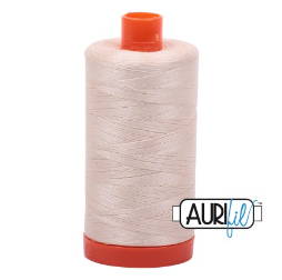 Aurifil Cotton Makó 50 wt Light Sand