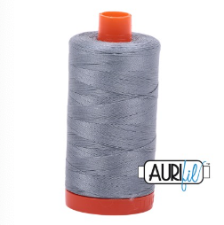 Aurifil Cotton Makó 50 wt Light Blue Grey