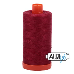 Aurifil Cotton Makó 50 wt Burgundy