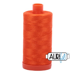 Aurifil Cotton Makó 50 wt Neon Orange