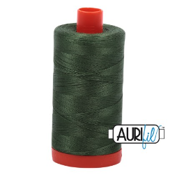 Aurifil Cotton Makó 50 wt Dark Green Grass