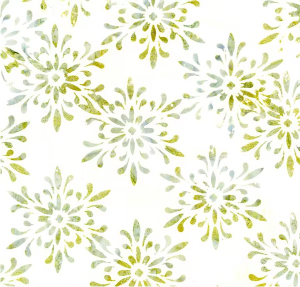 Expressions Batiks Victorian Garden Spearmint Sprinkles Yardage