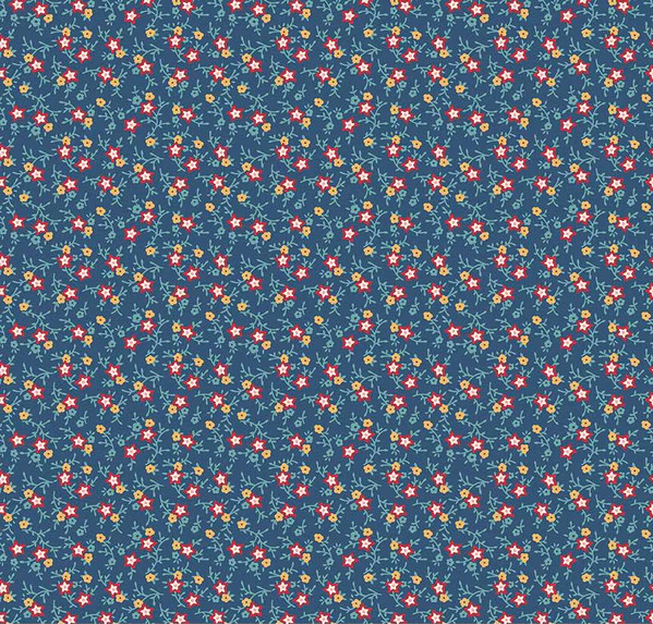 Americana July Dark Denim Yardage