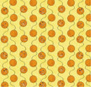 Costume Maker's Act II Jack-O-Lantern Balloons Yellow Yardage