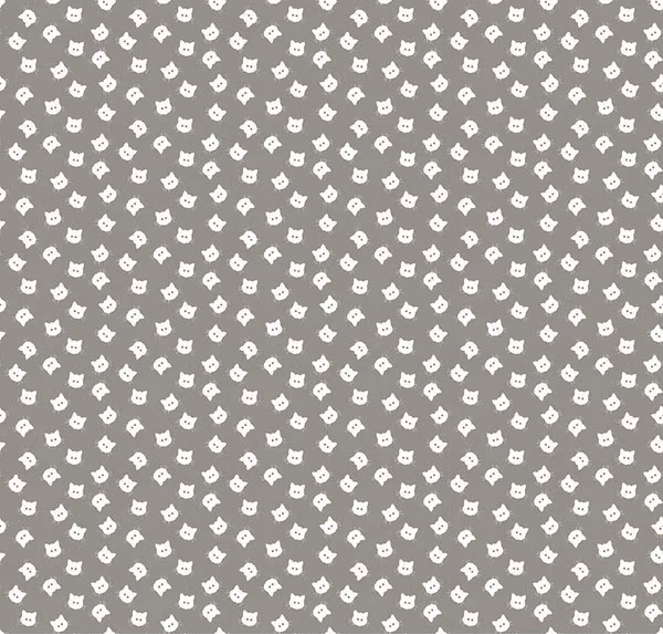 Costume Maker's Act II Scaredy Cat Buttons Gray Yardage