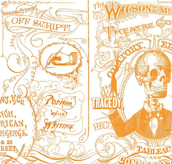Costume Maker's Act II Theater Conversation Orange Yardage