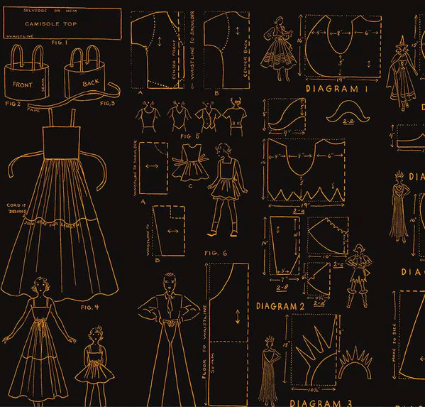 Costume Maker's Act II Costumes Black Yardage