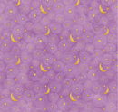 Ghoul Friends Stars and Moon Purple Yardage