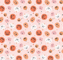 Hey Pumpkin Pumpkins Pink Yardage