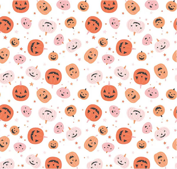 Hey Pumpkin Pumpkins White Yardage