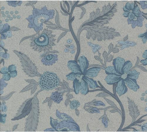 Sacre Bleu Parterre Florals Ciel Blue Yardage