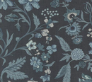 Sacre Bleu Parterre Florals Indigo Yardage