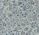 Sacre Bleu Jardinage Florals Ciel Blue Yardage