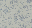 Sacre Bleu Pivoine Florals Ciel Blue Yardage