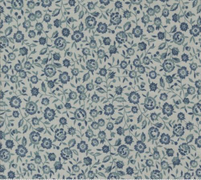 Sacre Bleu Renoncule Florals Ciel Blue Yardage