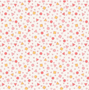 Dilly Dally Shapes Pink/Yellow Yardage