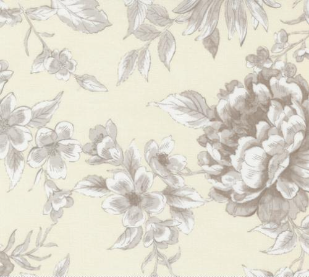 Sandalwood Camellia Florals Opal Yardage