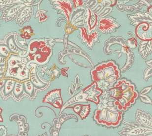 Sandalwood Fleur Paisley Eucalyptus Yardage