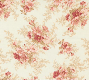 Sandalwood Cassandra Florals Opal Yardage