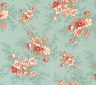 Sandalwood Cassandra Florals Eucalyptus Yardage