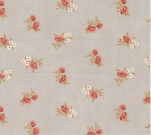 Sandalwood Rosalie Small Floral Moonbeam Yardage