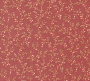 Sandalwood Vine Berry Rosewood Yardage