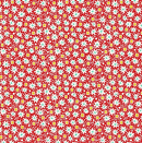 Nana Mae 8 Daisy Geo Red Yardage
