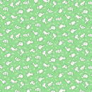 Nana Mae 8 Farm Animals Green Yardage