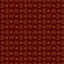 Oak and Maple Sunflower Toss Red Yardage