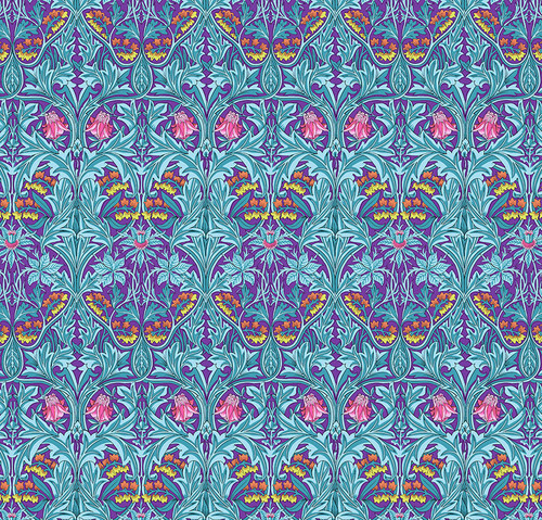 KFXMORRIS Bluebell - Purple Yardage