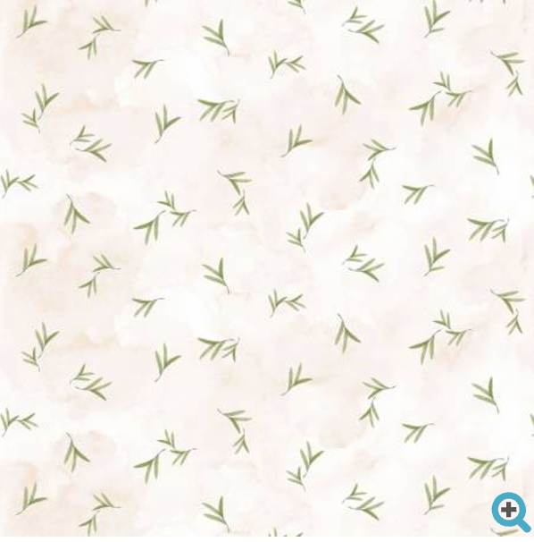 Soft Spoken Sprigs Sage Fabric