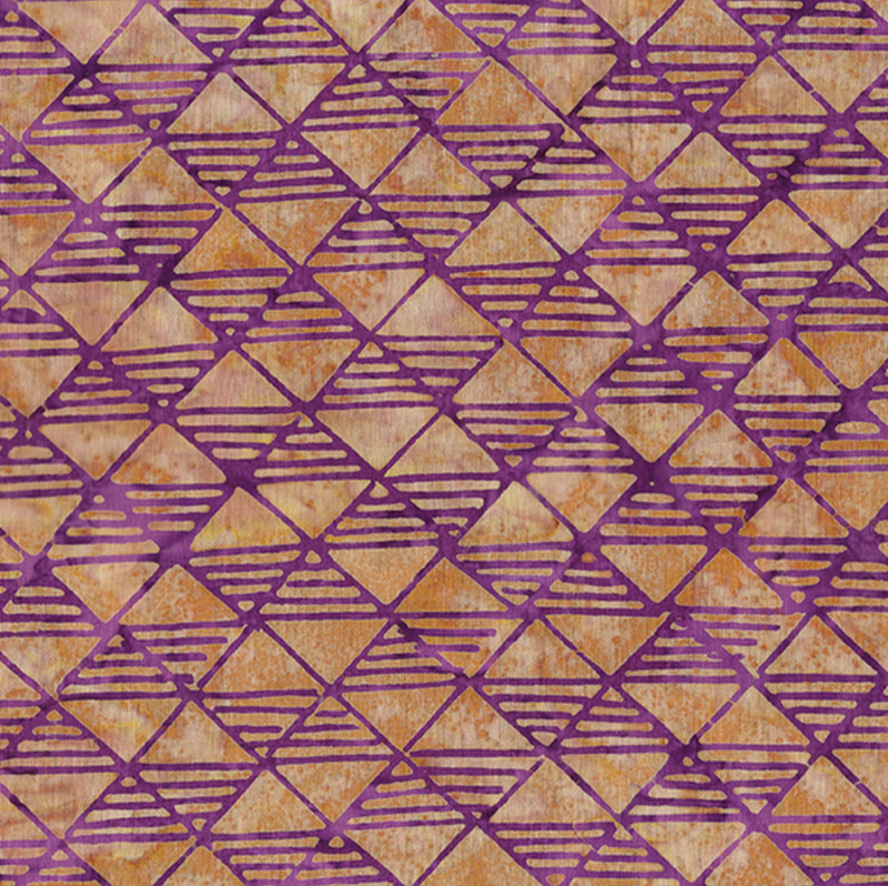 Geometric Symphony Diamond Lines Purple Blurple Fabric