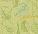 Olive You Leaves Light Lime Fabric