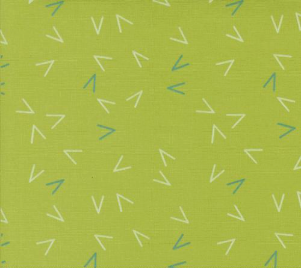 Olive You Arrows Leaf Fabric