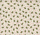 Emmitt and Ivy Spruce Christmas Dots Trees Vanilla Fabric