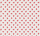 Berry And Pine Little Trees Christmas Trees Dots Snow Fabric
