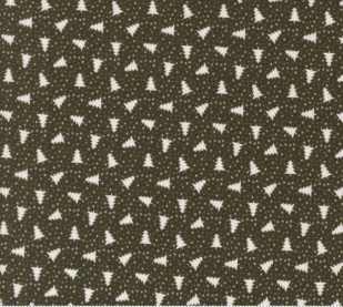 Berry And Pine Little Trees Christmas Trees Dots Wintergreen Fabric