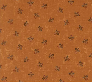A Vintage Christmas Holly Blenders Gold Fabric