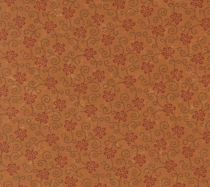 A Vintage Christmas Ribbon Blenders Gold Fabric