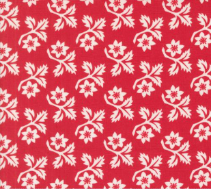 Buon Natale Woodcut Christmas Flowers Pomegranate Fabric