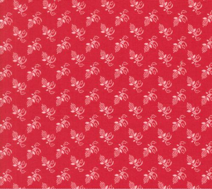 Buon Natale Winter Buds Blenders Pomegranate Fabric