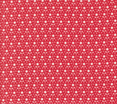 Buon Natale Star Blooms Blenders Pomegranate Fabric
