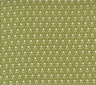 Buon Natale Star Blooms Blenders Pine Fabric